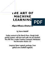 Theartof Machine Learning: Algorithms+Data+R