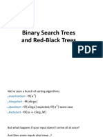 Binary Search Trees and Red-Black Trees