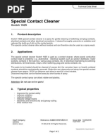 Special Contact Cleaner Scotch 1625 TDS Master EMD 2018-05-09 AABBCC03915 - EN - 01