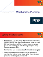 Ch13 - Merchandise Planning