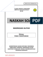 2018 - KSM - MA FISIKA - Tingkat Provinsi