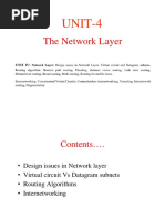 UNIT-4: The Network Layer