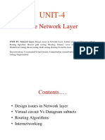 UNIT-4: The Network Layer