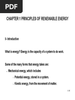 Chapter 1 Principles of Renewable Energy