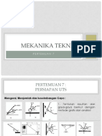 Pertemuan 7 (Mekanika Teknik)