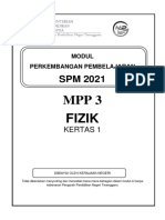 Kertas Trial Fizik Terengganu K1 2021
