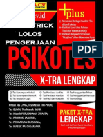 E-Book Tips & Trick Lolos Pengerjaan Psikotest X-Tra Lengkap