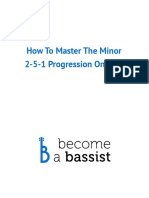 How To Master The Minor 2-5-1 Progression On Bass