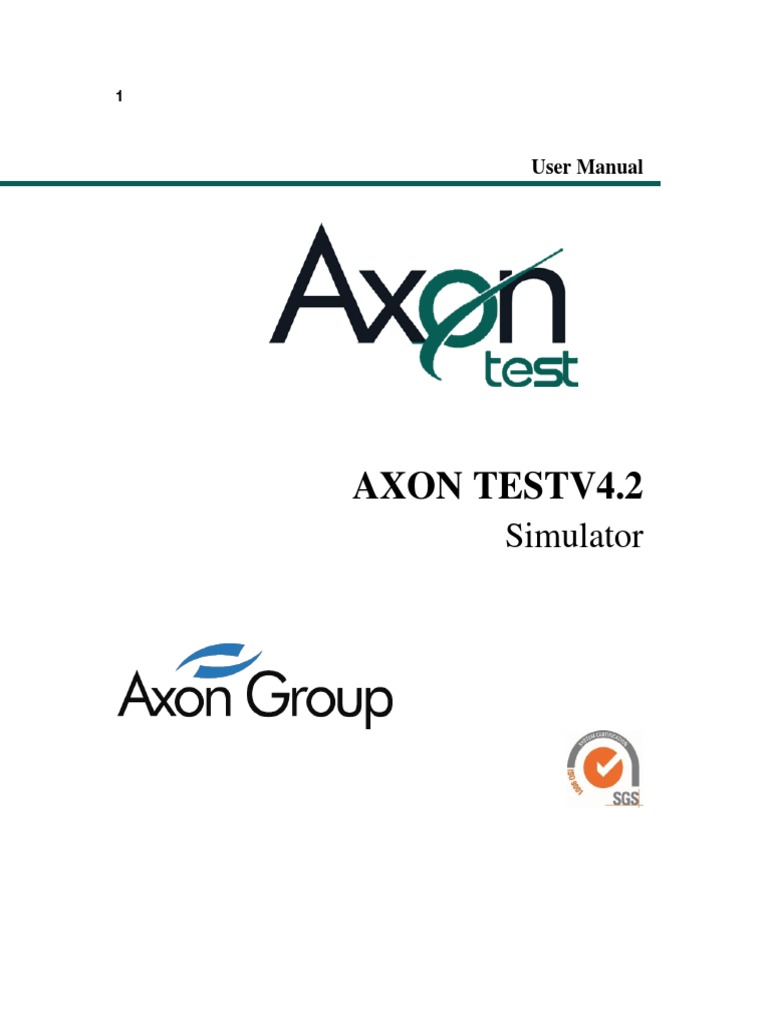 User Guide Axon Test 20170116AT42UG0E PDF Protocol Suite