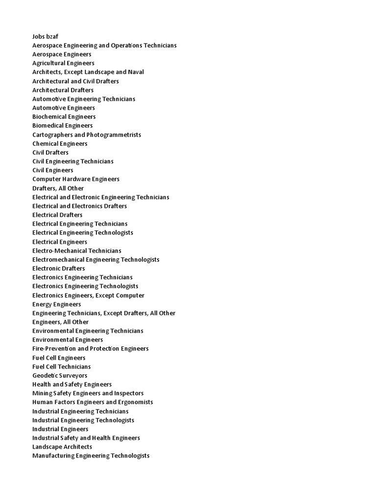 JOBS For Everybody | PDF | Engineering | Medicine