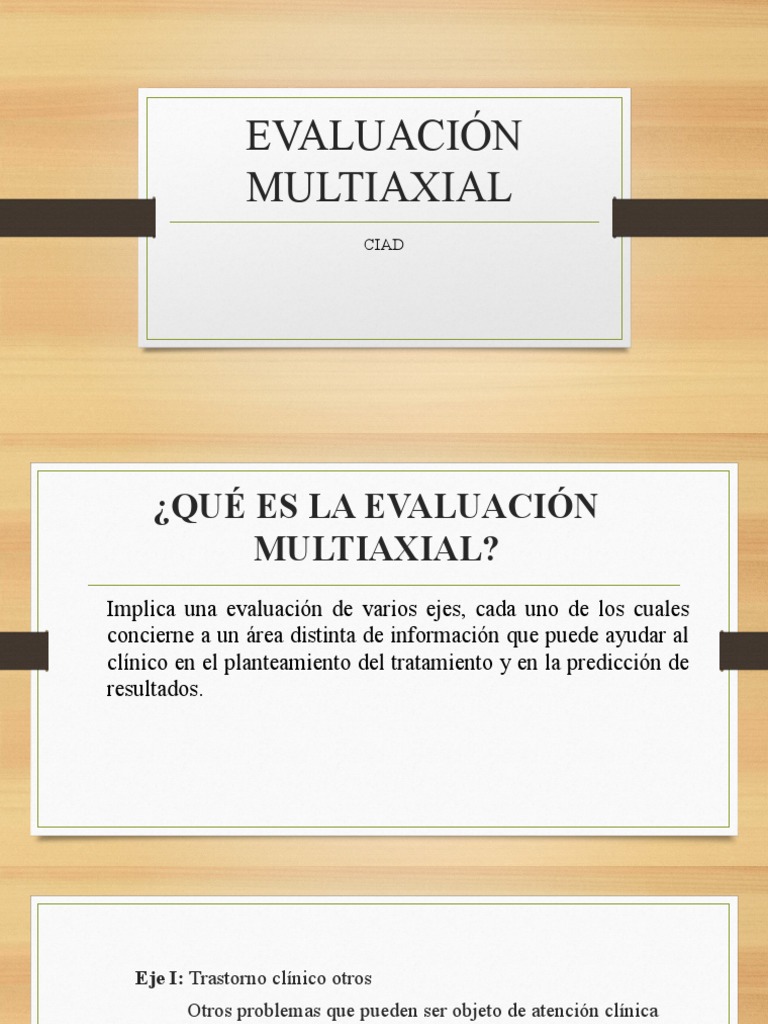 O Que É A Avaliação Multiaxial E Quais São Seus 5 Eixos? – MNWKRF