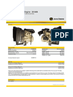 Powertech™ 3029dfu29 Diesel Engine - 30 Kva: Generator Set Power Unit Specifications
