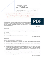 Algorithms-1 - CS21003 (Class Test IV) Date: 18 - November - 2021