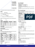 Cholesterol & HDL Cholesterol