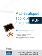 Mathématiques Appliquées à La Gestion _ Synthèse de Cours Et Exercices Corrigés(2004)