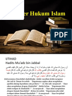 IJTIHAD DAN SUMBER HUKUM ISLAM