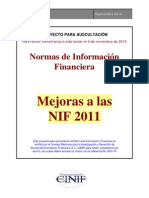 Mejoras NIF 2011 CINIF