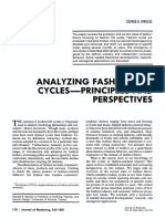 Analyzing Fashion Life Cycles Principles and Perspectives: George B. Sproles