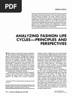 Analyzing Fashion Life Cycles Principles and Perspectives: George B. Sproles