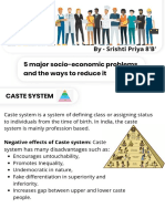 5 Major Socio-Economic Problems and The Ways To Reduce It