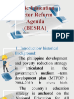 Basic Education Sector Reform Agenda