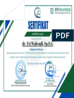 E-Sertifikat - DR Tri Wahyudi