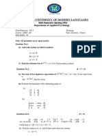 Paper Format - Psychology