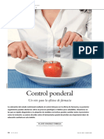 Control Ponderal: Un Reto para La Oficina de Farmacia