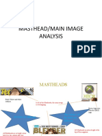 Masthead Main Image Analysis