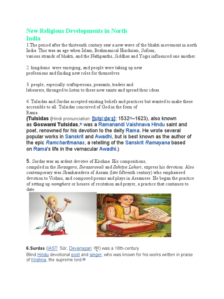 Notes 21.12.21 g7 CH 8 History | PDF | Bhakti | Bhakti Movement