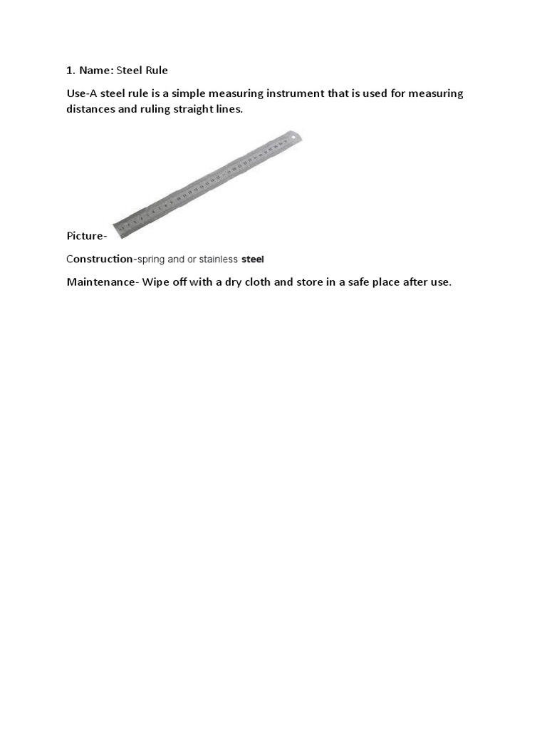 Characteristics of Tools PDF Hammer Materials