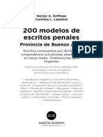 Modelos de Escritos Penales Provincia de Buenos Aires