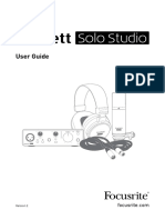 Scarlett Solo Studio 3rd Gen User Guide V2