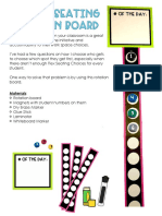 Flexible Seating Rotation Board