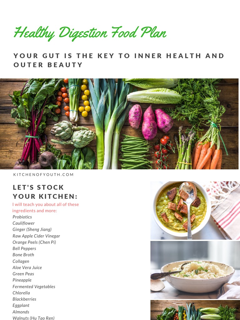 Best and Healthy Digestion Food Plan, Must Read | PDF | Baking | Foods