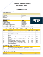 Cat Electronic Technician 2015A v1.0 Product Status Report