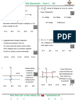 Analitik Geometri Test1 Kolay Seviye