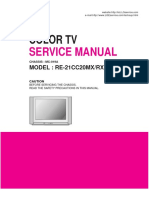 Color TV: Service Manual