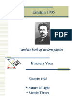 Einstein 1905: and The Birth of Modern Physics