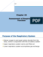 Assessment of Respiratory Function Chpt.20
