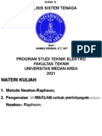 Analisa Sistem Tenaga Listrik