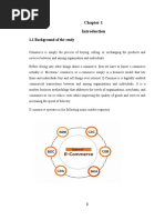 1.1 Background of The Study: E-Commerce Operates in The Following Major Market Segments