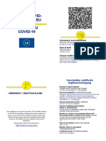 Digital COVID Certificate of the EU