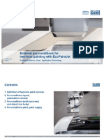 External Pre-Conditions For Two-Tone Painting With Ecopaintjet