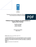 Larrañaga, Osvalado; Contreras, Dante & Cabezas, Gustavo. 2015. Políticas contra la pobreza. de Chile solidario al Ingreso Ético Familiar