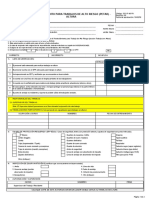 Permiso Escrito para Trabajos de Alto Riesgo (Petar) - Altura