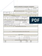 Formato-Registro de Incidentes Peligrosos e Incidentes