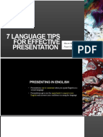 7 Language Tips For Effective Presentation
