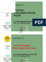 Pertemuan 10: TI21P4702 Manajemen Rantai Pasok