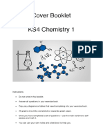 Cover Booklet KS4 Chemistry 1